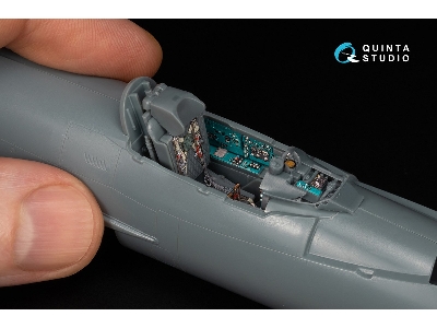 Mig-21 Bis Late Fishbed-n - 3d-printed & Coloured Interior On Decal Paper With 3d-printed Resin Parts (For Eduard Kits) - image 