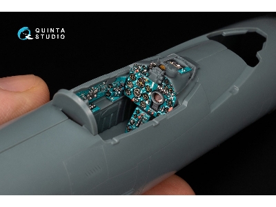 Mig-21 Bis Late Fishbed-n - 3d-printed & Coloured Interior On Decal Paper With 3d-printed Resin Parts (For Eduard Kits) - image 