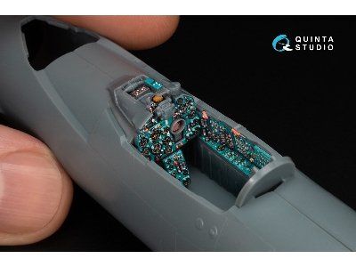 Mig-21 Bis Late Fishbed-n - 3d-printed & Coloured Interior On Decal Paper With 3d-printed Resin Parts (For Eduard Kits) - image 