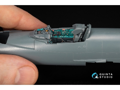 Mig-21 Bis Late Fishbed-n - 3d-printed & Coloured Interior On Decal Paper With 3d-printed Resin Parts (For Eduard Kits) - image 