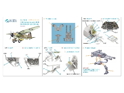 Westland Lysander Mk.Iii - 3d-printed & Coloured Interior On Decal Paper With 3d-printed Resin Parts (For Airfix Kits) - image 2