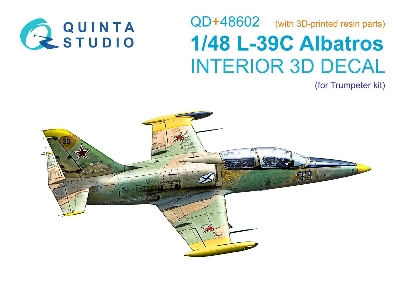 Aero L-39 C - 3d-printed & Coloured Interior With 3d-printed Resin Parts (For Trumpeter Kits) - image 1