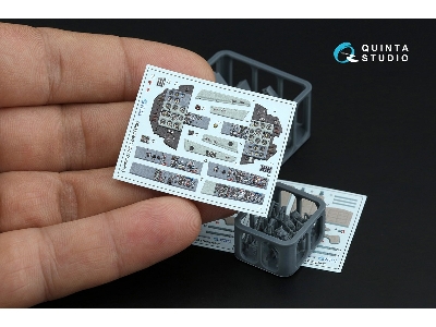 Aero L-39 C - 3d-printed & Coloured Interior With 3d-printed Resin Parts (For Trumpeter Kits) - image 3