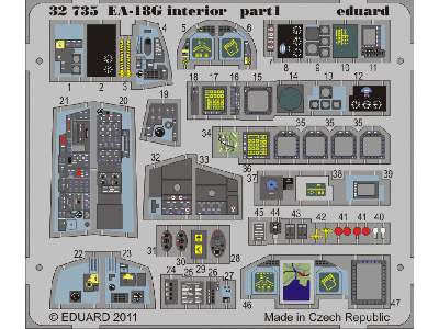 EA-18G interior S. A. 1/32 - Trumpeter - image 2