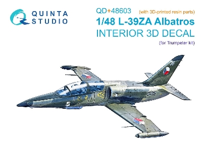 Aero L-39 Za - 3d-printed & Coloured Interior With 3d-printed Resin Parts (For Trumpeter Kits) - image 1