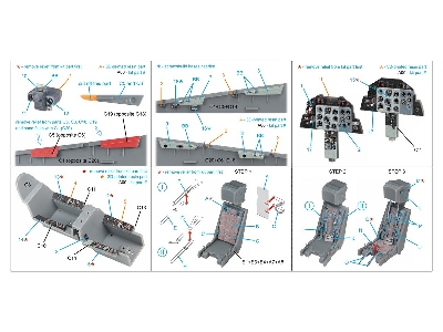 Aero L-39 Za - 3d-printed & Coloured Interior With 3d-printed Resin Parts (For Trumpeter Kits) - image 10