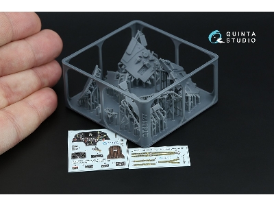 Fairey Barracuda Pilot's Cockpit - 3d-printed & Coloured Interior On Decal Paper With 3d-printed Resin Parts (For Trumpeter Kits