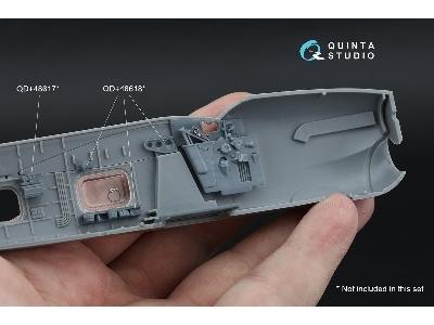 Fairey Barracuda Pilot's Cockpit - 3d-printed & Coloured Interior On Decal Paper With 3d-printed Resin Parts (For Trumpeter Kits
