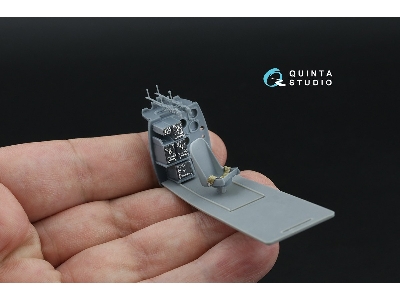 Fairey Barracuda Gunner Station - 3d-printed & Coloured Interior On Decal Paper With 3d-printed Resin Parts (For Trumpeter Kits)