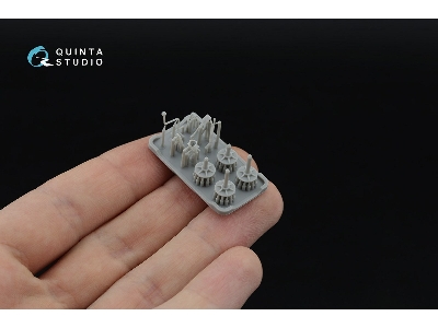 Russian Naval Tow Tractor 3913 - 3d-printed & Coloured Interior With 3d-printed Resin Parts (For Rfm Kits) - image 7