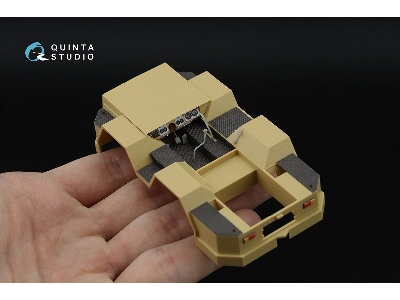 Russian Naval Tow Tractor 3913 - 3d-printed & Coloured Interior With 3d-printed Resin Parts (For Rfm Kits) - image 9