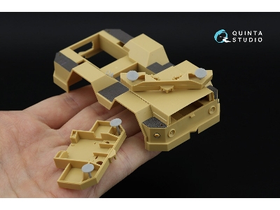 Russian Naval Tow Tractor 3913 - 3d-printed & Coloured Interior With 3d-printed Resin Parts (For Rfm Kits) - image 10