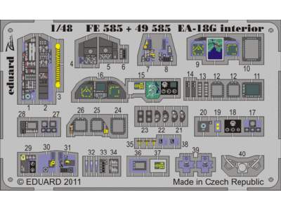 EA-18G interior S. A. 1/48 - Hasegawa - - image 1