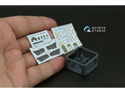 Dassault Mirage 2000 N - 3d-printed & Coloured Interior With 3d-printed Resin Part (For Dream Model Kits) - image 2