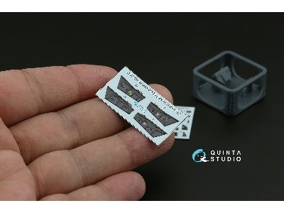 Dassault Mirage 2000 N - 3d-printed & Coloured Interior With 3d-printed Resin Part (For Dream Model Kits) - image 5