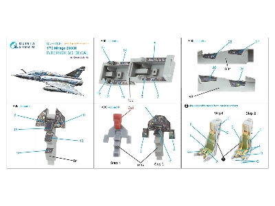 Dassault Mirage 2000 N - 3d-printed & Coloured Interior With 3d-printed Resin Part (For Dream Model Kits) - image 10