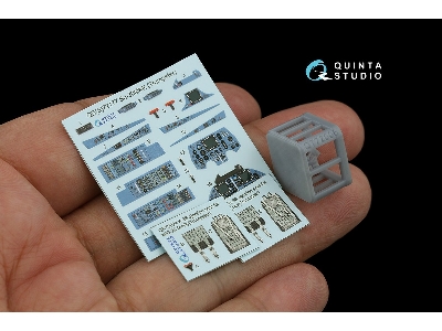 Sukhoi Su-30 Mkk - 3d-printed & Coloured Interior On Decal Paper With 3d-printed Resin Part (For Trumepter Kits) - image 12