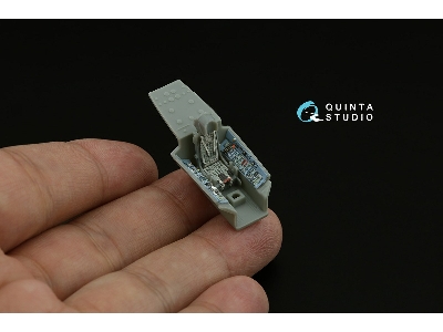 Sukhoi Su-33 - 3d-printed & Coloured Interior On Decal Paper With 3d-printed Resin Part (For Trumepter Kits) - image 4