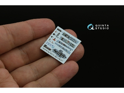 Sukhoi Su-33 - 3d-printed & Coloured Interior On Decal Paper With 3d-printed Resin Part (For Trumepter Kits) - image 8