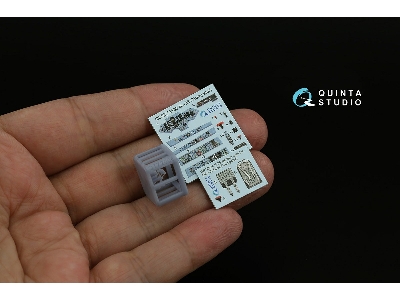 Sukhoi Su-33 - 3d-printed & Coloured Interior On Decal Paper With 3d-printed Resin Part (For Trumepter Kits) - image 11