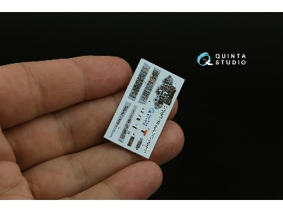 Sukhoi Su-27 - 3d-printed & Coloured Interior On Decal Paper With 3d-printed Resin Part (For Trumepter Kits) - image 10