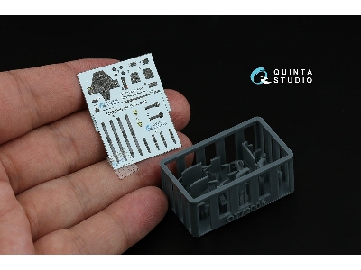 Bell Ah-1 W - 3d-printed & Coloured Interior On Decal Paper (For Dream Model Kits) - image 6