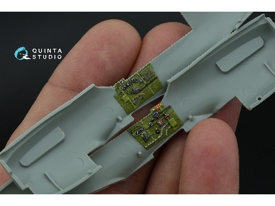 Curtiss P-40 M Warhawk - 3d-printed & Coloured Interior On Decal Paper With 3d-printed Resin Parts (For Academy Kits) - image 3