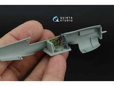 Curtiss P-40 M Warhawk - 3d-printed & Coloured Interior On Decal Paper With 3d-printed Resin Parts (For Academy Kits) - image 6