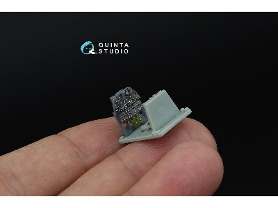 Curtiss P-40 M Warhawk - 3d-printed & Coloured Interior On Decal Paper With 3d-printed Resin Parts (For Academy Kits) - image 7