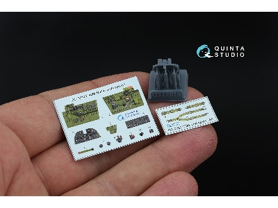 Curtiss P-40 M Warhawk - 3d-printed & Coloured Interior On Decal Paper With 3d-printed Resin Parts (For Academy Kits) - image 11