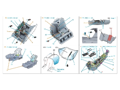 Kamov Ka-52 - 3d-printed & Coloured Interior On Decal Paper With 3d-printed Resin Parts (For Dream Model Kits) - image 6