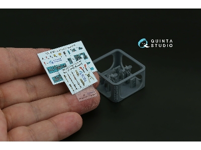 Mig-21 Bis Late - 3d-printed & Coloured Interior With 3d-printed Resin Parts (For Eduard Kits) - image 2