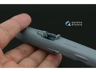 Mig-21 Bis Late - 3d-printed & Coloured Interior With 3d-printed Resin Parts (For Eduard Kits) - image 5