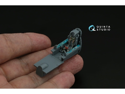 Mig-21 Bis Late - 3d-printed & Coloured Interior With 3d-printed Resin Parts (For Eduard Kits) - image 9