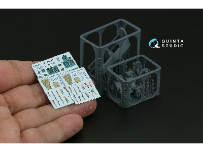 Mig-21 Um - 3d-printed & Coloured Interior With 3d-printed Resin Parts (For Kovozavody Prostejov Kits) - image 2