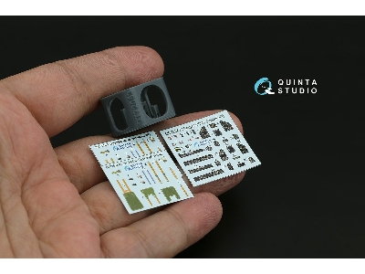 Dassault Mirage 2000 D - 3d-printed & Coloured Interior With 3d-printed Resin Parts (For Modelsvit Kits) - image 2