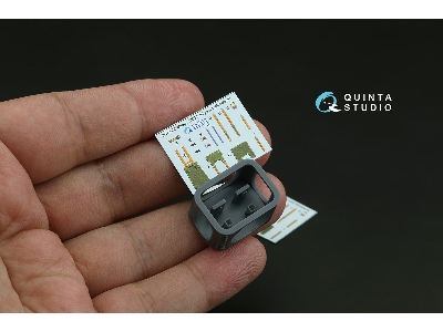 Dassault Mirage 2000 D - 3d-printed & Coloured Interior With 3d-printed Resin Parts (For Modelsvit Kits) - image 5