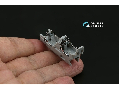 Dassault Mirage 2000 D - 3d-printed & Coloured Interior With 3d-printed Resin Parts (For Modelsvit Kits) - image 7