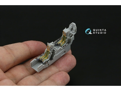 Dassault Mirage 2000 D - 3d-printed & Coloured Interior With 3d-printed Resin Parts (For Modelsvit Kits) - image 9