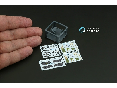 Dassault Mirage 2000 D - 3d-printed & Coloured Interior With 3d-printed Resin Parts (For Dream Model Kits) - image 2