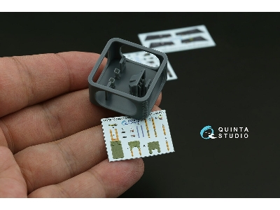 Dassault Mirage 2000 D - 3d-printed & Coloured Interior With 3d-printed Resin Parts (For Dream Model Kits) - image 6