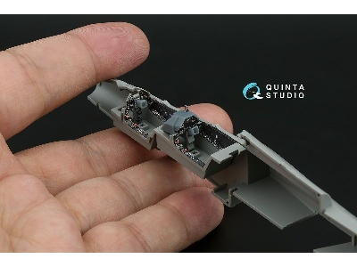 Dassault Mirage 2000 D - 3d-printed & Coloured Interior With 3d-printed Resin Parts (For Dream Model Kits) - image 7