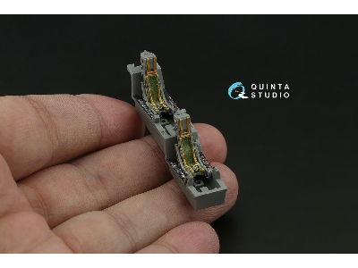 Dassault Mirage 2000 D - 3d-printed & Coloured Interior With 3d-printed Resin Parts (For Dream Model Kits) - image 9