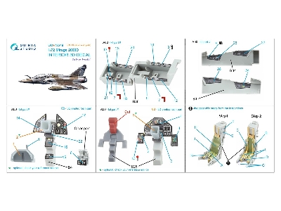 Dassault Mirage 2000 D - 3d-printed & Coloured Interior With 3d-printed Resin Parts (For Dream Model Kits) - image 11