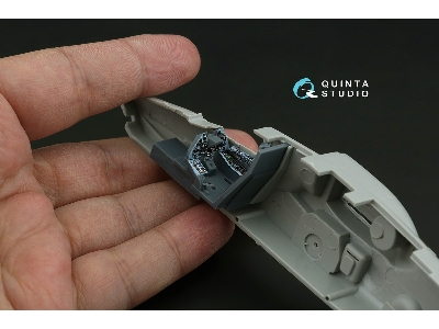 Kamov Ka-50 (Blue-grey Panels) - 3d-printed & Coloured Interior With 3d-printed Resin Parts (For Hobby Boss And Ark Kits) - imag