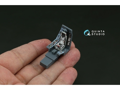 Kamov Ka-50 (Blue-grey Panels) - 3d-printed & Coloured Interior With 3d-printed Resin Parts (For Hobby Boss And Ark Kits) - imag