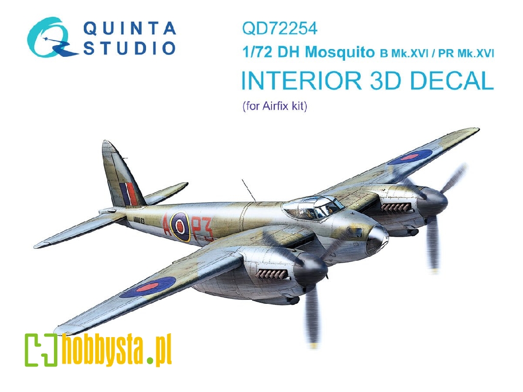De Havilland Mosquito B Mk.Xvi / Pr.Xvi - 3d-printed & Coloured Interior With 3d-printed Resin Parts (For Airfix Kits) - image 1