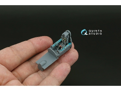 Mig-21 Mf (Moscov Plant) - 3d-printed & Coloured Interior With 3d-printed Resin Parts (For Eduard Kits) - image 8