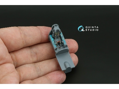 Mig-21 Mf (Moscov Plant) - 3d-printed & Coloured Interior With 3d-printed Resin Parts (For Eduard Kits) - image 9