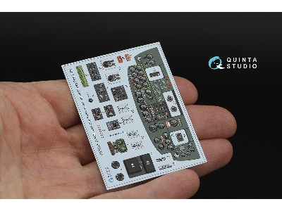 Consolidated B-24 D/J Liberator - Pilot's Compartment 3d-printed & Coloured Interior On Decal Paper (For Hobby Boss Kits) - imag